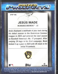 2025 Bowman Draft – Prized Prospects Jesus Made #PP-16