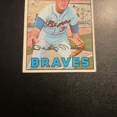 1967 Topps HOF Phil Niekro #456 Atlanta Braves EX