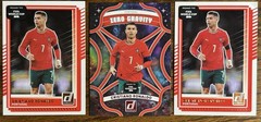 x7 Lot Ronaldo Portugal Manchester United Juventus Topps Japan Base, Donruss