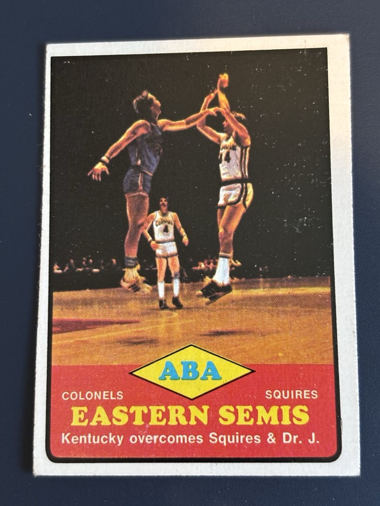 1973 Topps ABA Eastern Semi&rsquo;s #204 Colonels VS. Squires