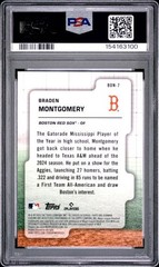 2024 BOWMAN DRAFT BOWMAN DRAFT NIGHT #BDN7 BRADEN MONTGOMERY PSA 6