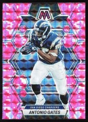 2023 Mosaic Camo Pink Prizms Antonio Gates San Diego Chargers #135