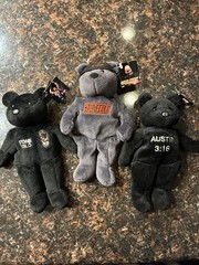 WWF Stone Cold Steve Austin Attitude Bear Lot 1999 With Main Event 5959/25000