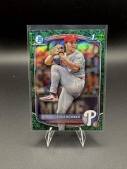 2025 Bowman Draft #BDC-140 Cody Bowker Chrome Green Grass Refractor #/99