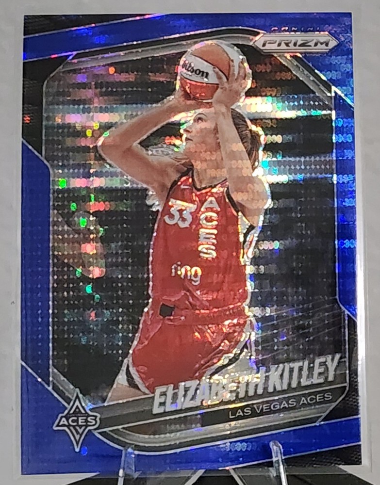 2025 Panini Prizm WNBA #41 Elizabeth Kitley – Blue Pulsar 186/199