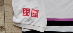 Kei Nishikori French Open 2019 Uniqlo Dry-Ex Tennis Polo Shirt Colorblock Mens M
