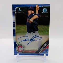 2019 BOWMAN CHROME DANIEL ESPINO BLUE WAVE AUTO AUTOGRAPH /150 CLEAN!