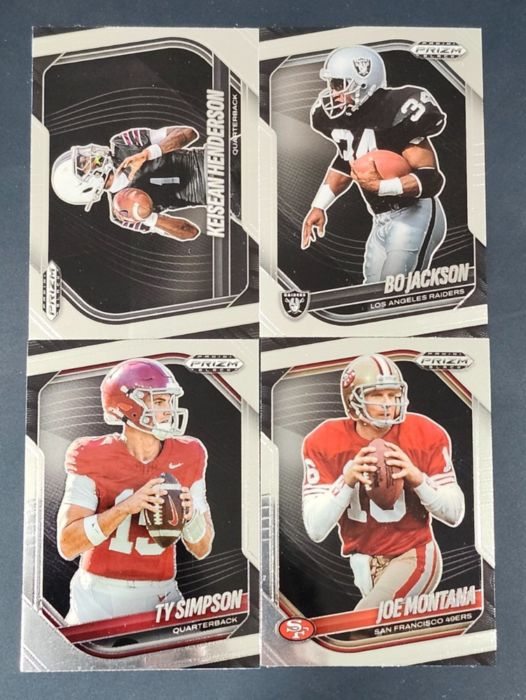 2025 Prizm Black Football BASE You Pick – 2 Card Minimum