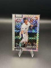 Topps 2026 Chrome Jordan Beck Colorado Rockies X Fractor