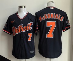 Nike Detroit Tigers Navy Alternate Limited Stitched MLB Jersey Mens Size S – 2XL