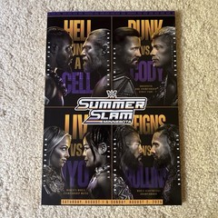 WWE Summerslam 2026 Minneapolis NEW Event Program Book Magazine Roman Reigns