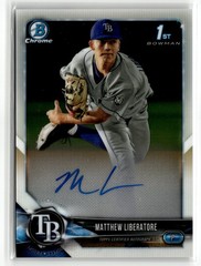 Matthew Liberatore 1st Bowman Auto 2018 Bowman Draft #CDA-ML