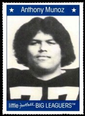 1990 Little Big Leaguers Anthony Munoz HOF RARE Cincinnati Bengals / USC Trojans