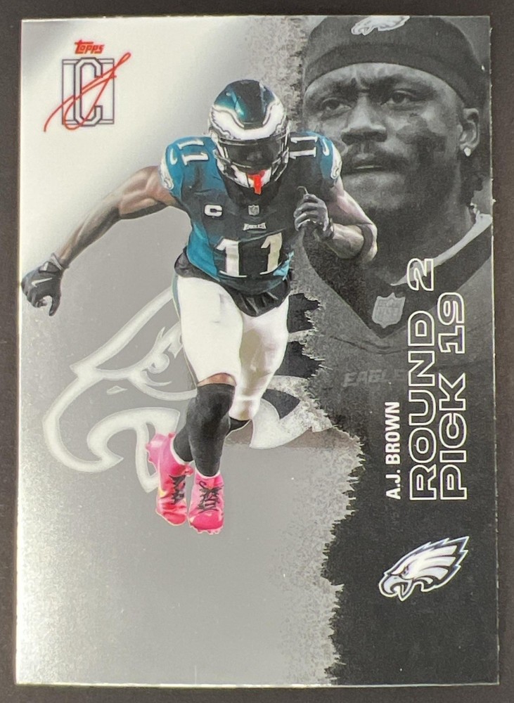 2025 Topps Signature Class A.J. Brown #93 Chrome Veteran Eagles