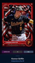 Topps BUNT DIGITAL Huge 12 Card Konnor Griffin Lot Iconic Bowman Topps Now VIP