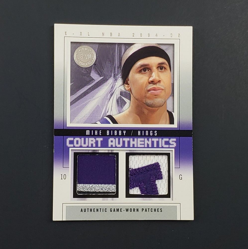 2004 Skybox E-XL Court Authentics Mike Bibby Patch /22 Kings #CA-MB Rare Low Pop