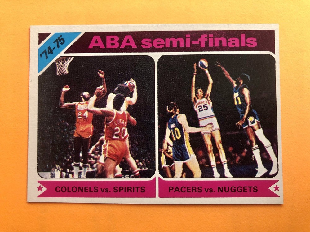MouseHouse Singles #62: 1975-76 ABA Semi-Finals (#309). High Grade.