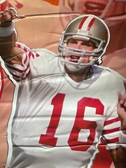 Joe Montana #16 San Francisco 49ers Fathead in Box – White Jersey #13-10078 RARE