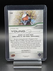 2026 Upper Deck Golf – Lydia Ko Young Guns Outburst #104