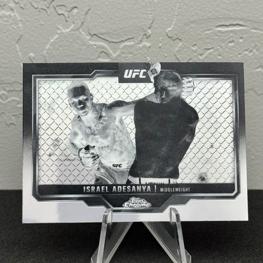 2025 Topps Chrome UFC Negative Refractor 1 – 200 – COMPLETE YOUR SET