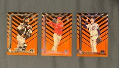 2025 Topps Update Holiday Foil 3 Card Lot- RC’s Black And Orange, Quero