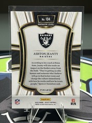 2025 Panini Select Ashton Jeanty Black+Orange Shock Prizm And Green+Yellow Shock
