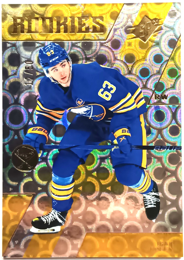 2023-24 SPx Grand Finale Rookie Isak Rosen /50 Sabres Jets RC