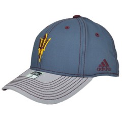 NCAA Arizona State Sun Devils M658Z Gray Structured Flex Fit Small Medium Hat C