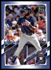 2021 Topps UK Edition #90 Yordan Alvarez Blue #/75 *