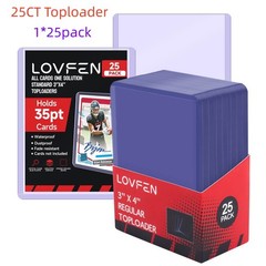 25-2000CT 3×4 Toploader Card Holder For 35PT Anime Comics Games Trading Cards