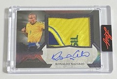2026 Leaf Spectacular Ronaldo Nazario Auto Game Used Logo Jersey #1/1 🔥 🔥