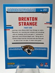 2023 Optic Rated Rookie Brenton Strange Green Velocity Prizm #223 Jaguars