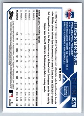 2023 Topps Update Blue Foilboard #US278 Seranthony Dominguez Phillies 711/999