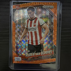 Panini 2025-26 Prizm FIFA Soccer Ruben Van Bommel RC Orange Mosaic /299 #276