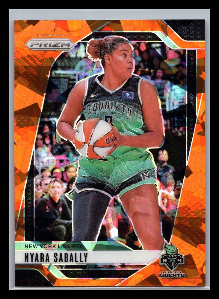2024 Panini Prizm WNBA #87 Nyara Sabally Ice Orange Prizms