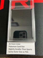 Empty Trading Card Slab Graded Card PSA Style Sports Cards Pokemon 55 130 180 pt