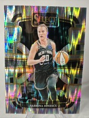 2024 Panini Select WNBA – Concourse Sabrina Ionescu #63 Silver Flash Prizm