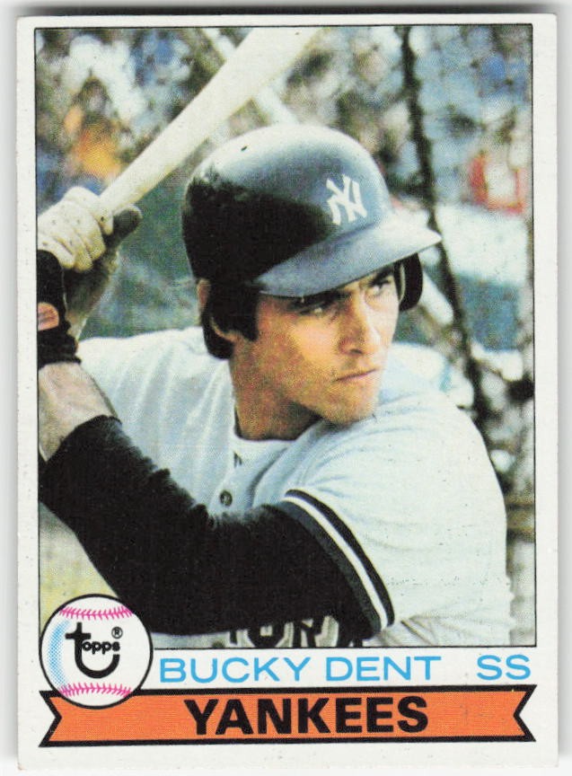 1979 Topps Bucky Dent #485 New York Yankees NM