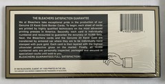 1993 Bleachers 23 KT Gold Ryne Sandberg Set /1500 Uncut Strips & /10000 w/holder
