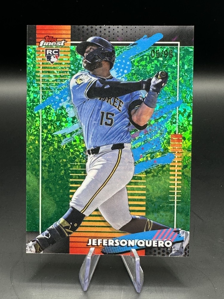 Jefferson Quero Brewers Rookie Green Mini Diamond /99 2026 Topps Finest Baseball