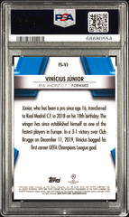 Vinicius Junior PSA 10 Orange /50 2019-20 Topps Chrome UCL Sapphire Brazil Vini