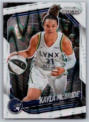 2025 Panini Prizm WNBA Kayla McBride White Seismic Prizm #45