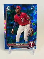 2022 Bowman Chrome Sapphire Edition #BCP-171 Yasser Mercedes Prospects