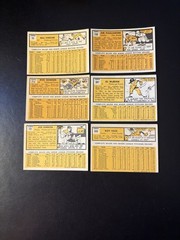 1963 Topps Baseball Lot 6 Dif. ALL HIGH GRADE & ALL PIRATES ~NM Bill Virdon