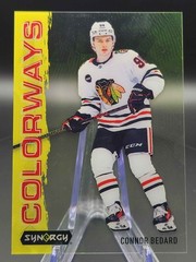 2024-25 Upper Deck Synergy Colorways Neon Yellow Connor Bedard