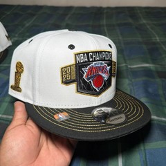 2026 Era 9FIFTY New York Knicks NBA Champions Snapback Hat Cap White Black