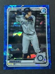 2020 Bowman Draft Sapphire Julio Rodriguez #BD-188 Chrome Seattle Mariners