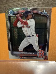 2025 Bowman Chrome Prospects Franklin Arias 1st Bowman Mojo Refractor RC Red Sox