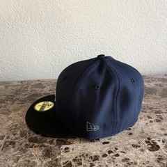 New Era 59FIFTY LA Dodgers MLB Fitted Cap Hat 7 3/8 Navy Red Black