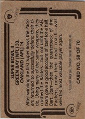 1980 Fleer Team Action #58 Super Bowl II
